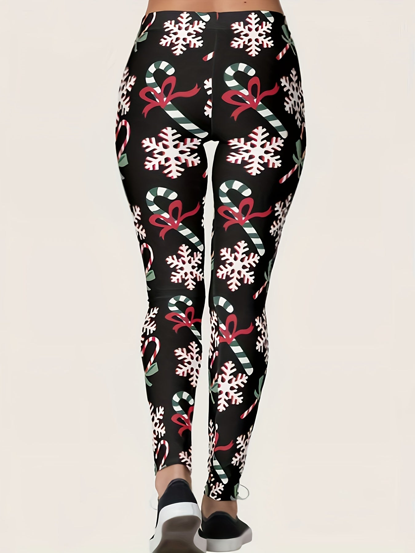 Christmas Casual Pants Women's Graphic Print Skinny Leggings
