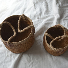 1pc Handwoven Rattan Flower Basket for Ceremony