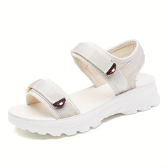 Women's Platform Sandals Hook & Loop Summer Shoes Comfortable Open Toe Sandals
