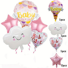 5pcs Baby Birthday Balloon Sets for Year Arrangement Party