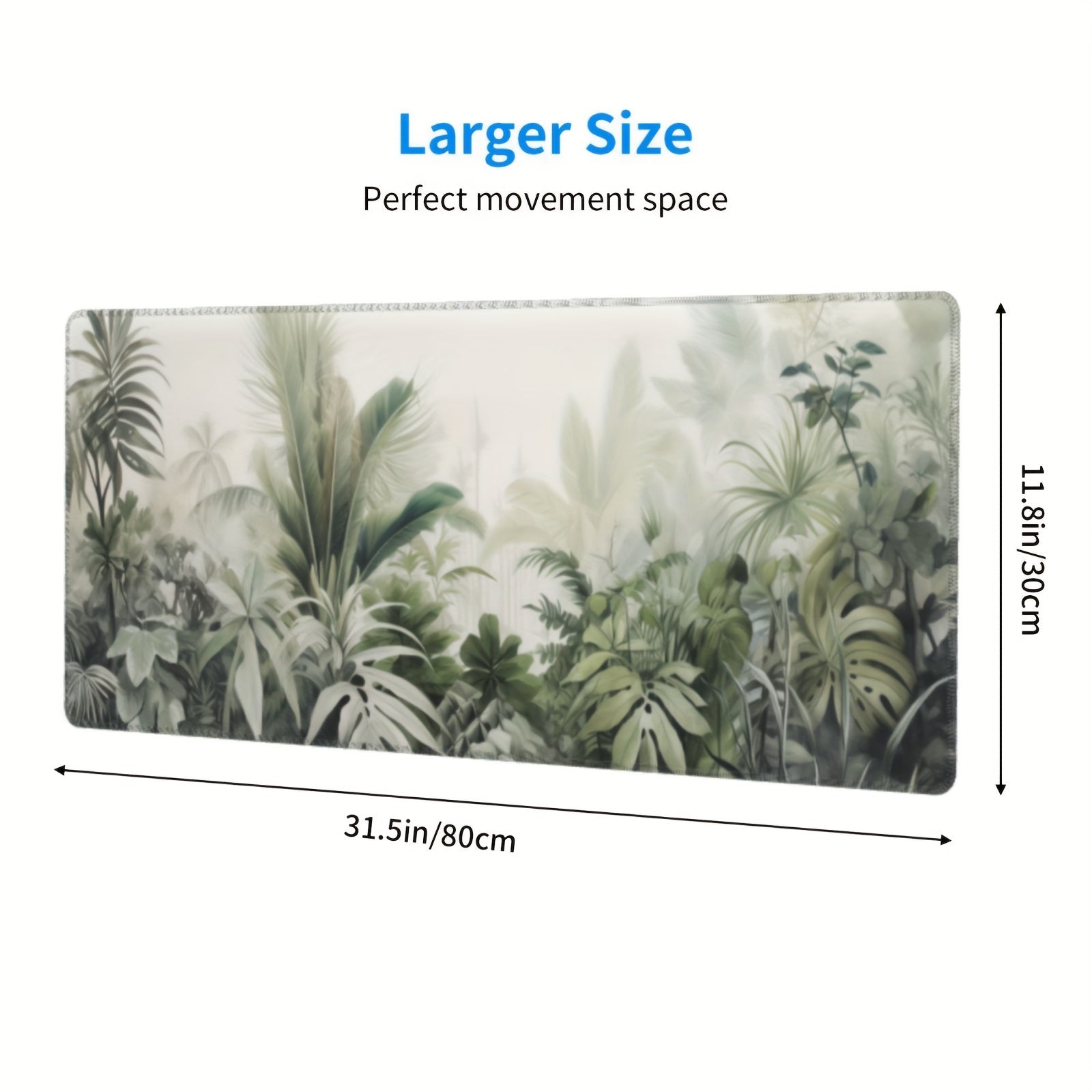 Tropical Leaves Gaming Mouse Pad 80.01cm XL