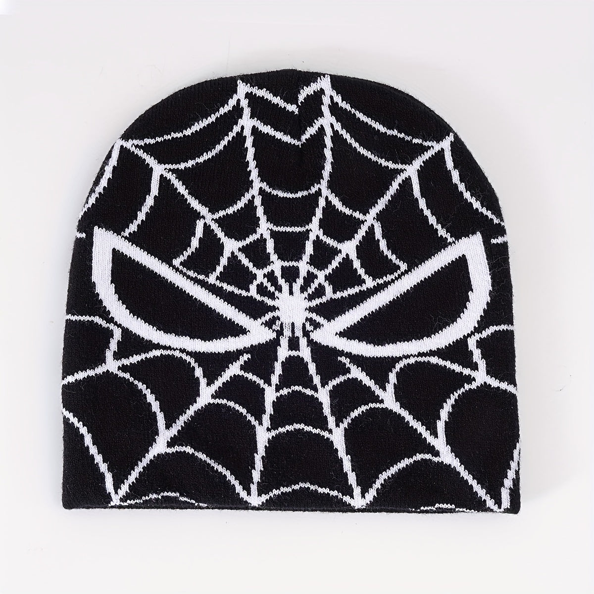 Y2K Knitted Spider Eyes Men's Hat Autumn Winter Warm Hat