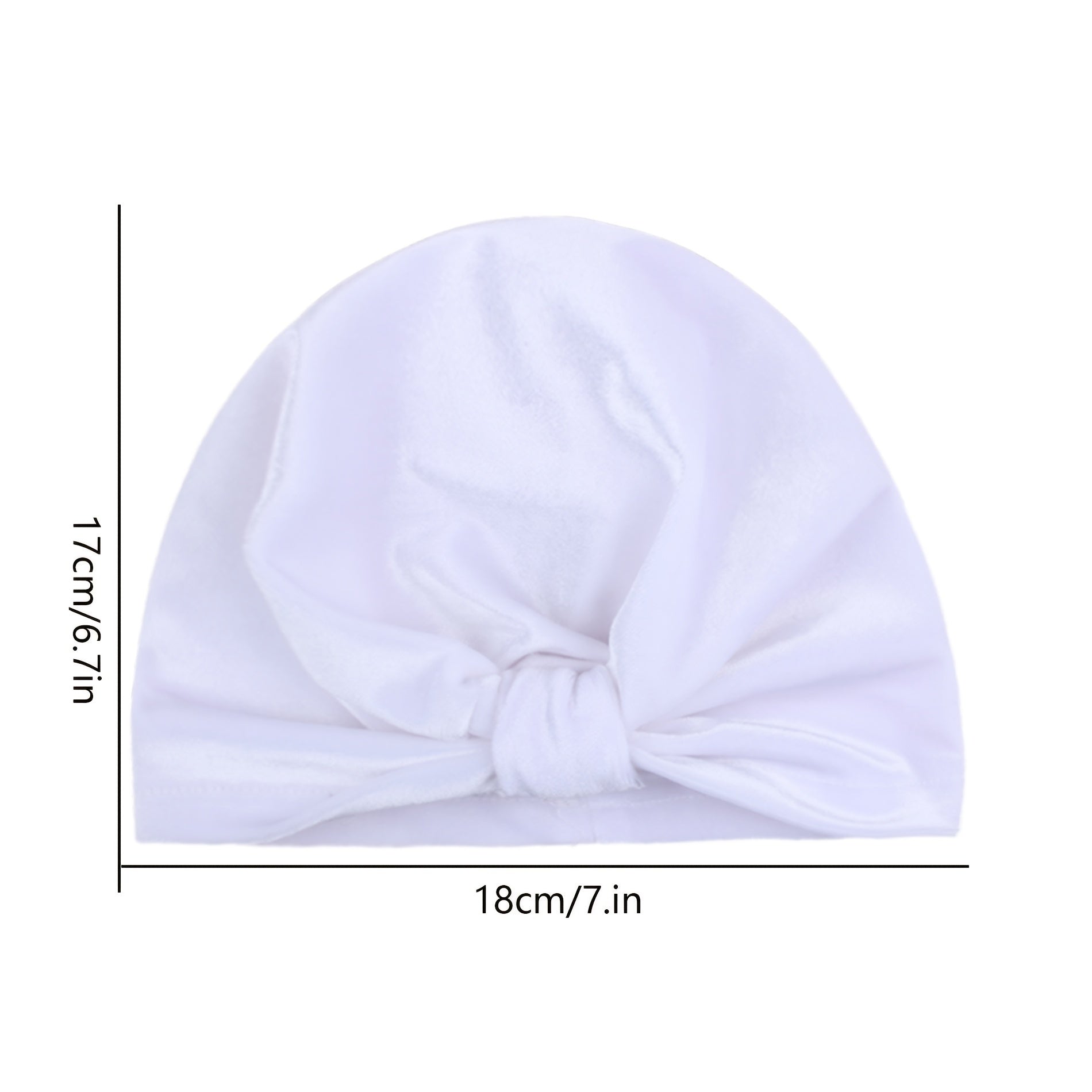Tie Dye Velvet Baby Headscarf Cap for All Seasons