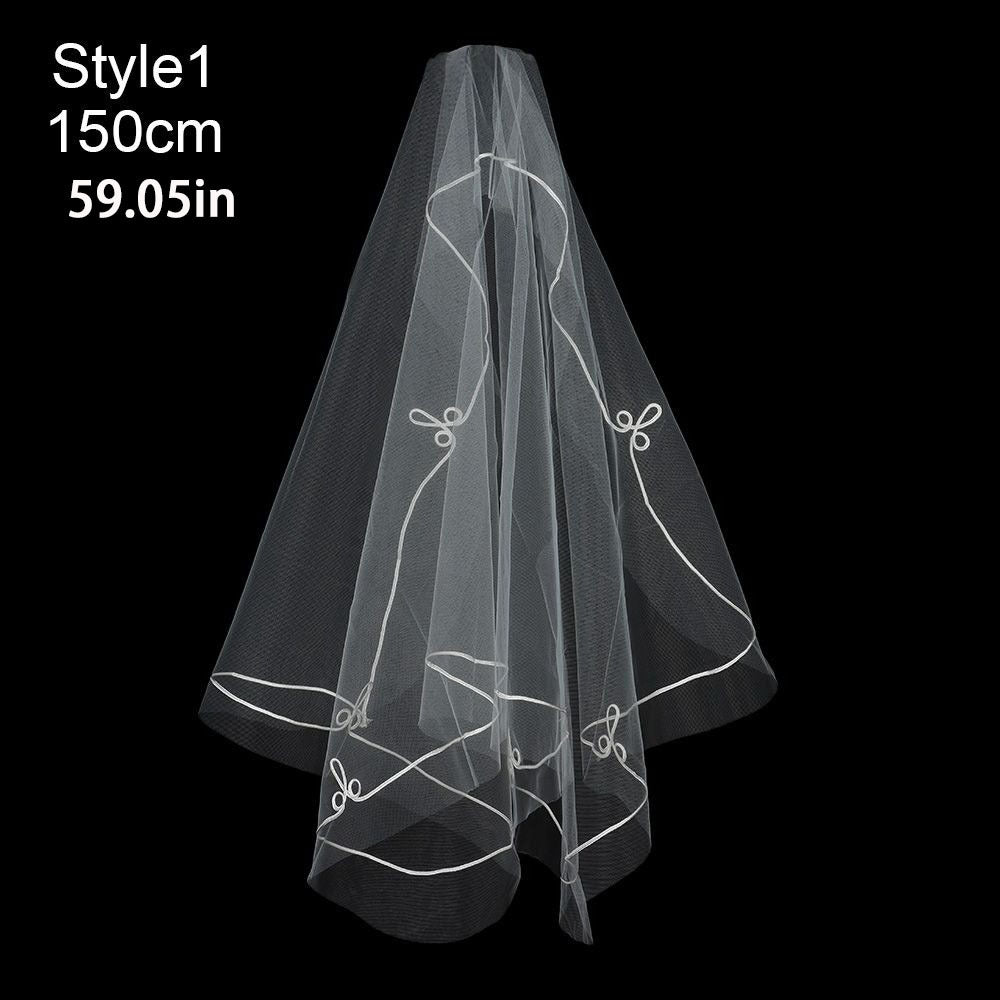Bridal Veil Tulle Bachelorette Party Lace Wedding Veil With Comb