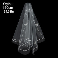 Bridal Veil Tulle Bachelorette Party Lace Wedding Veil With Comb
