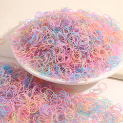 5000PCS Colorful Disposable Rubber Bands