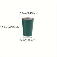 500ml Stainless Steel Beer Cup for Outdoor Camping