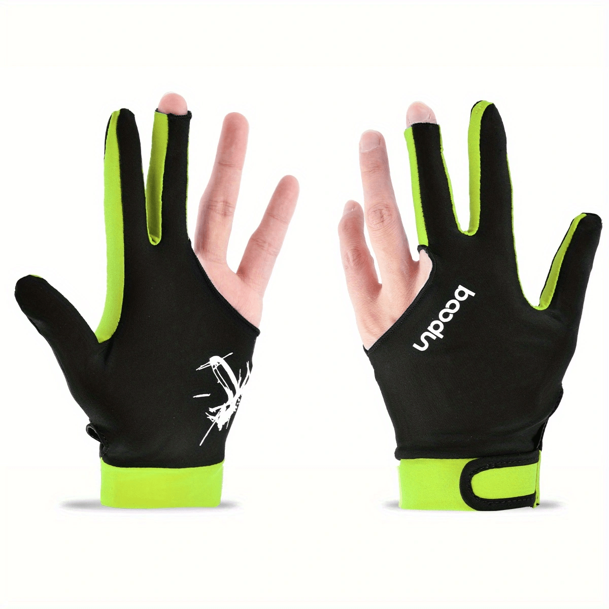 Three-Fingered Billiard Glove for Men and Women