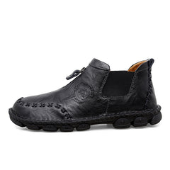 Men's Casual Moccasin Boots Comfortable Outdoor Ankle Chelsea Boots