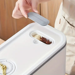 Large Capacity Clear Rice Bucket Airtight Storage Container