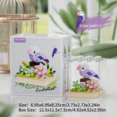 Colorful Parrot Series Educational Toy with Dust Cover