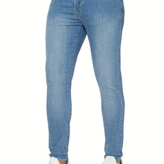 Men's Distressed Slim Fit Jeans Casual Street Style Denim Pants