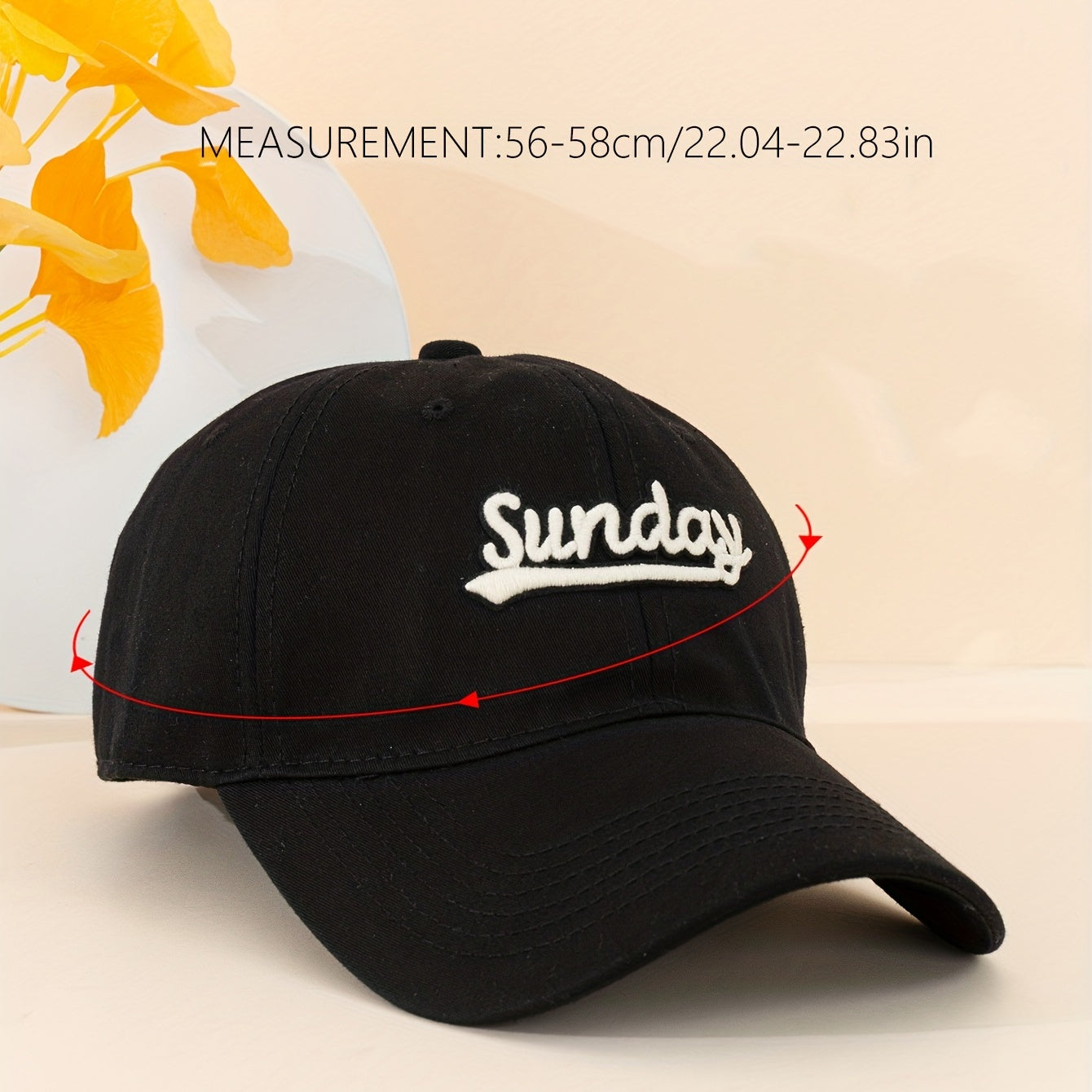 Adjustable Unisex Baseball Cap with Embroidery
