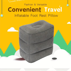 Adjustable Inflatable Travel Foot Rest with Storage Bag