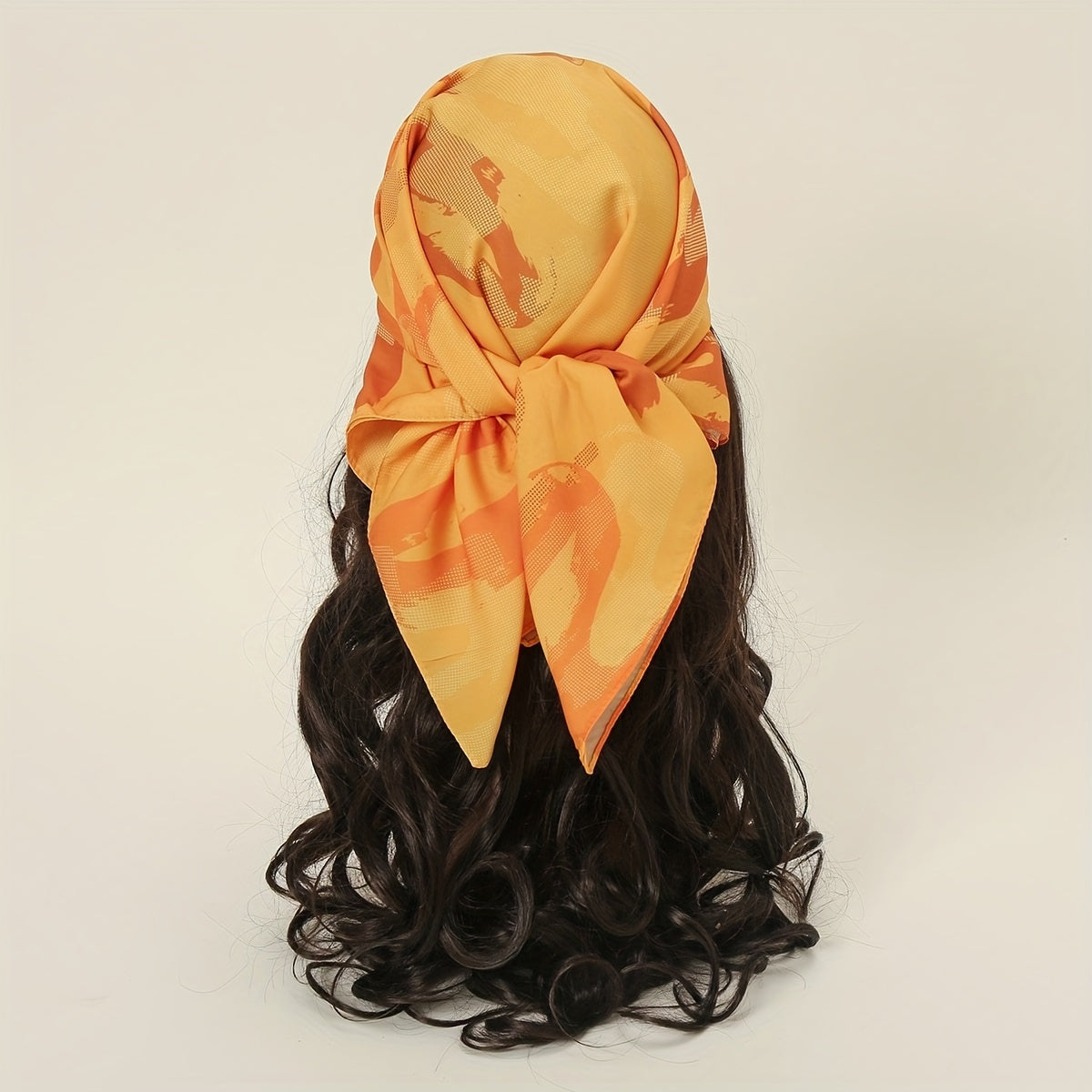 Boho Animal Pattern Square Scarf 70 Thin Sunscreen Headscarf Casual Neck Scarf