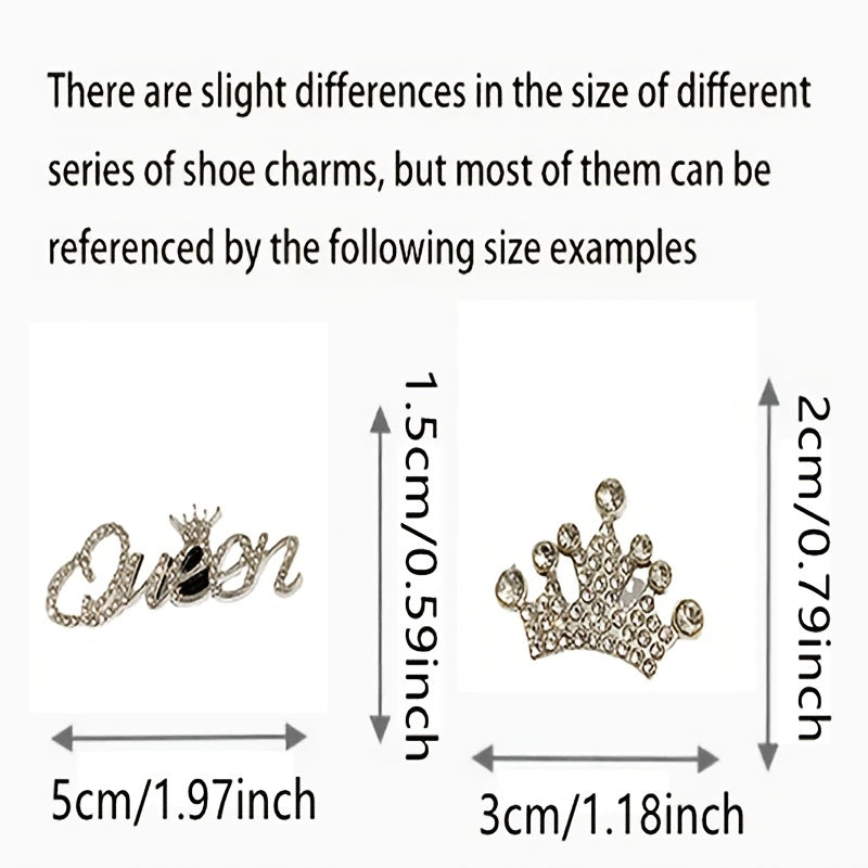 Rhinestone Chain Sandal Shoe Accessories