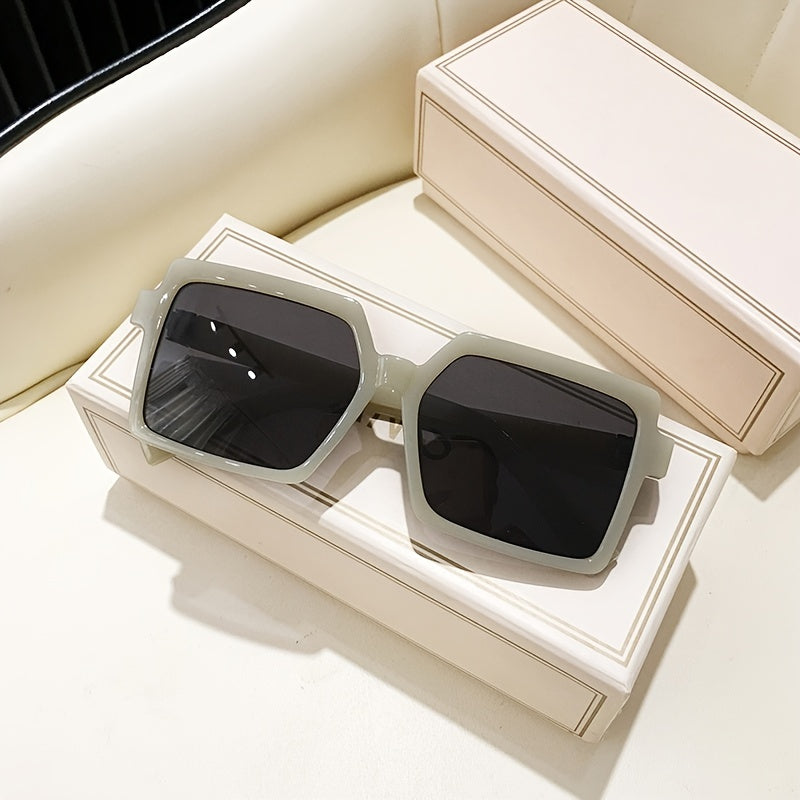 Square Oversized Sunglasses Stylish Classic Sunshade Driving Eyewear