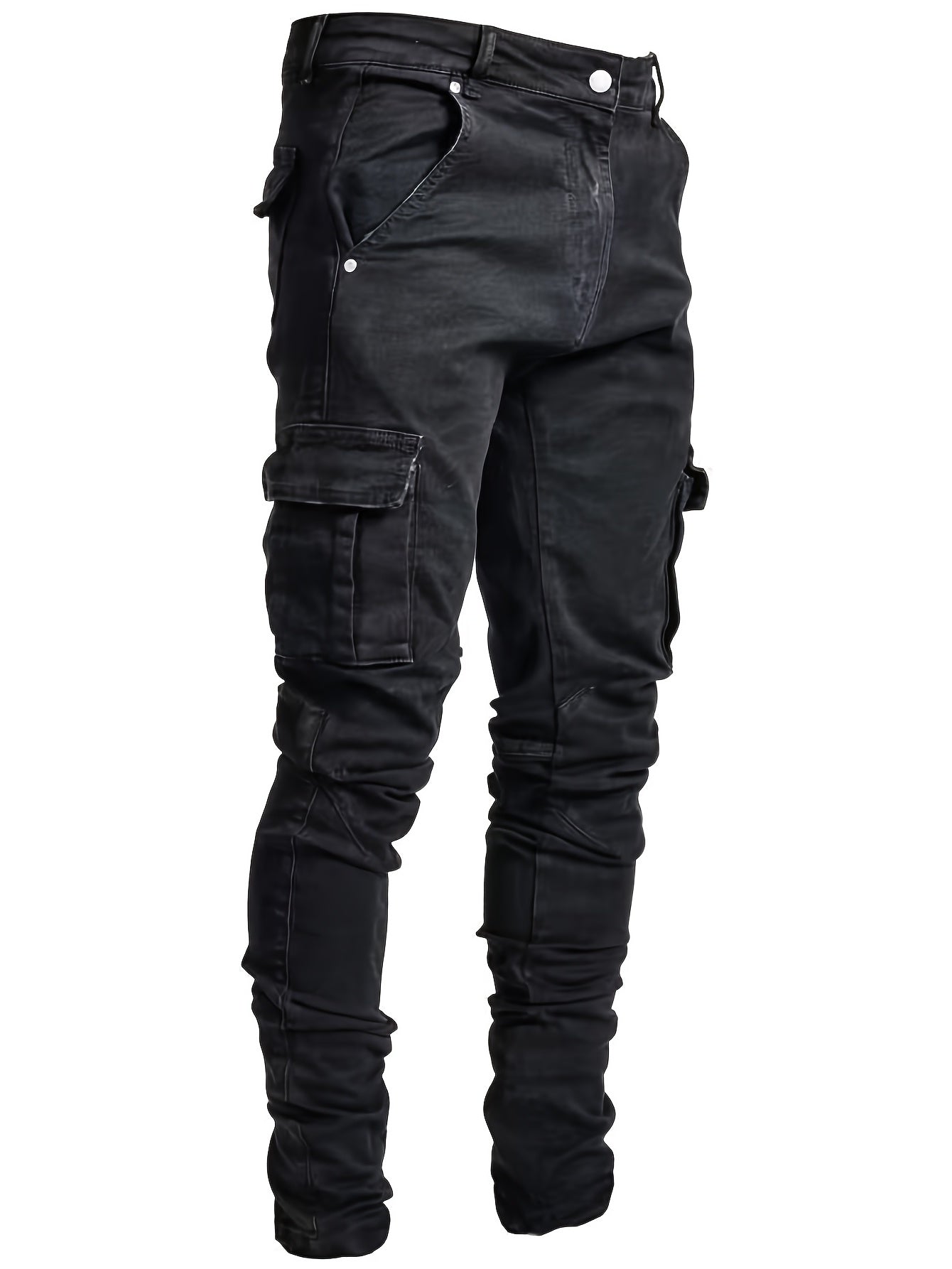 Mens Casual Cotton Jeans With Pocket