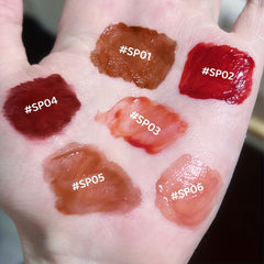 Glass Mirror Glow Lip Glaze Set Moisturizing Hydrating Long Lasting