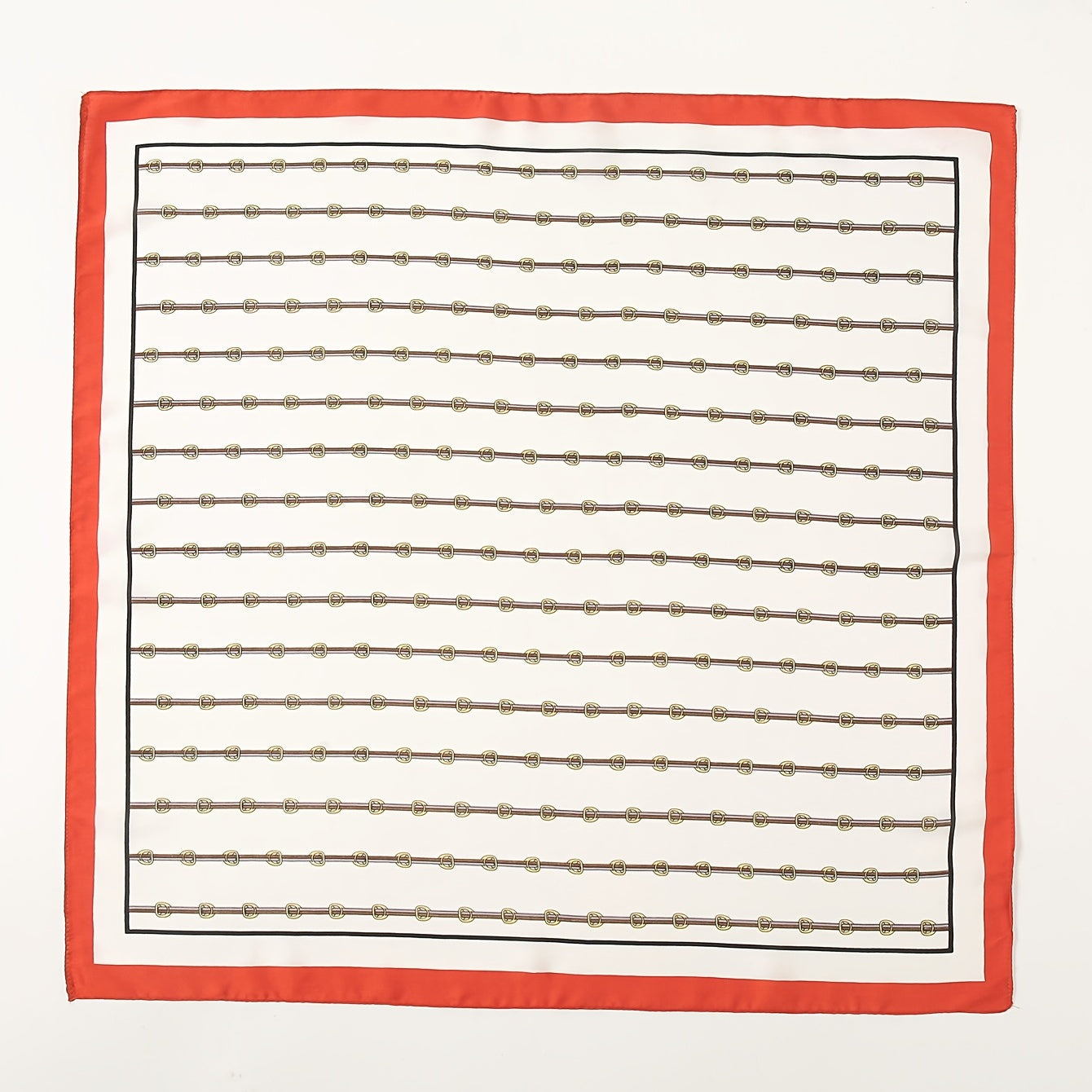 Print Scarf Bandana Womens Silk Head Scarf Casual Square Turban Hankerchief