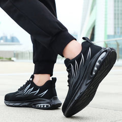 Men's Steel Toe Work Shoes Puncture Proof Anti-Skid Safety Sneakers