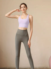 Criss Cross Straps Fitness Crop Tank Top