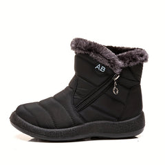 Women's Cozy Furry Snow Boots Comfortable Platform Shoes