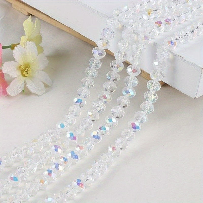 5x6mm Crystal Man Glass Wheel Beads for DIY Jewelry Making