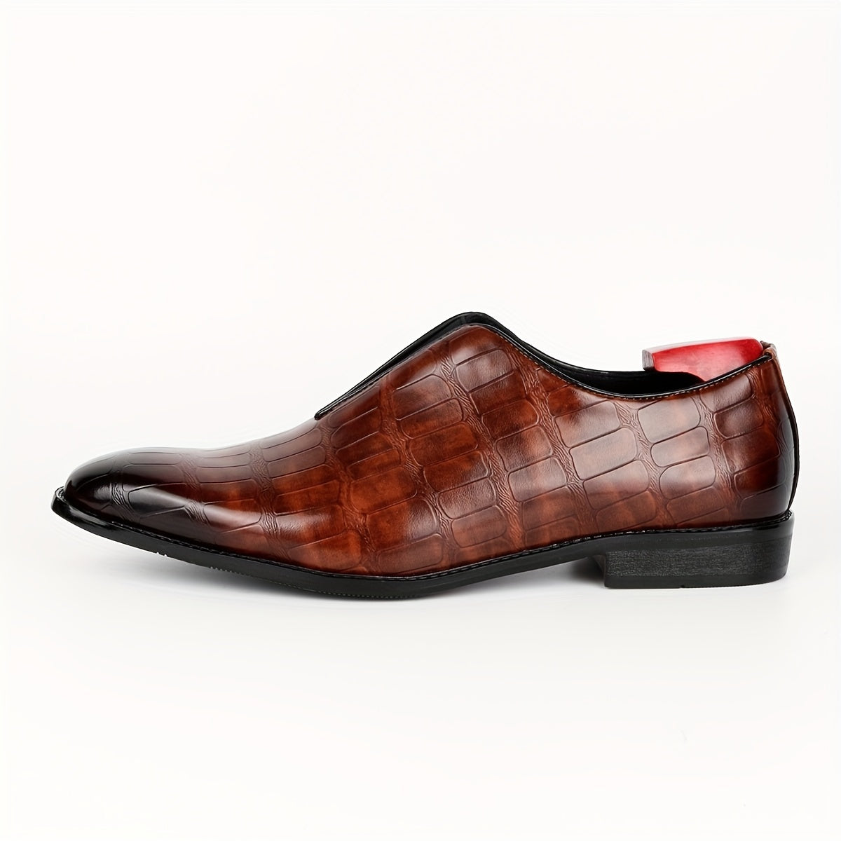 Men's Slip On Dress Shoes British Style Non Slip Business Shoes