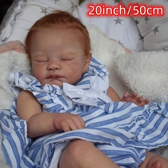 20inch Reborn Baby Doll Lifelike Newborn Dolls Soft Touch 3D Skin Hand Painted
