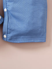 Baby Boys Elephant Block Romper Long Sleeve Creeper Onesie