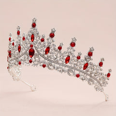 Baroque Style Crystal Crown Princess Headband Tiara Hair Accessories