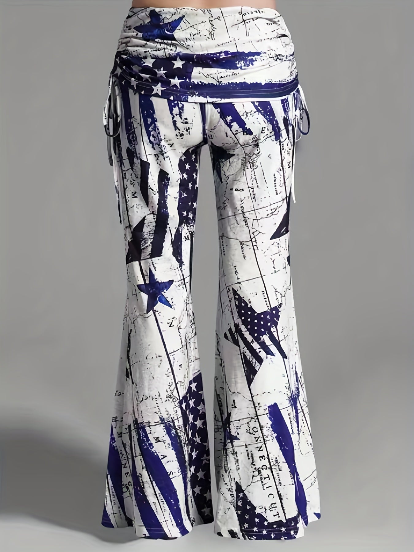 Flare Leg High Waist Pants for Women