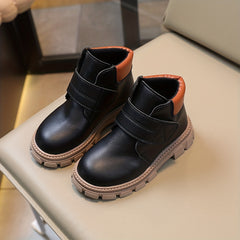 Boys Kids Hook and Loop Fastener Non Slip Boots