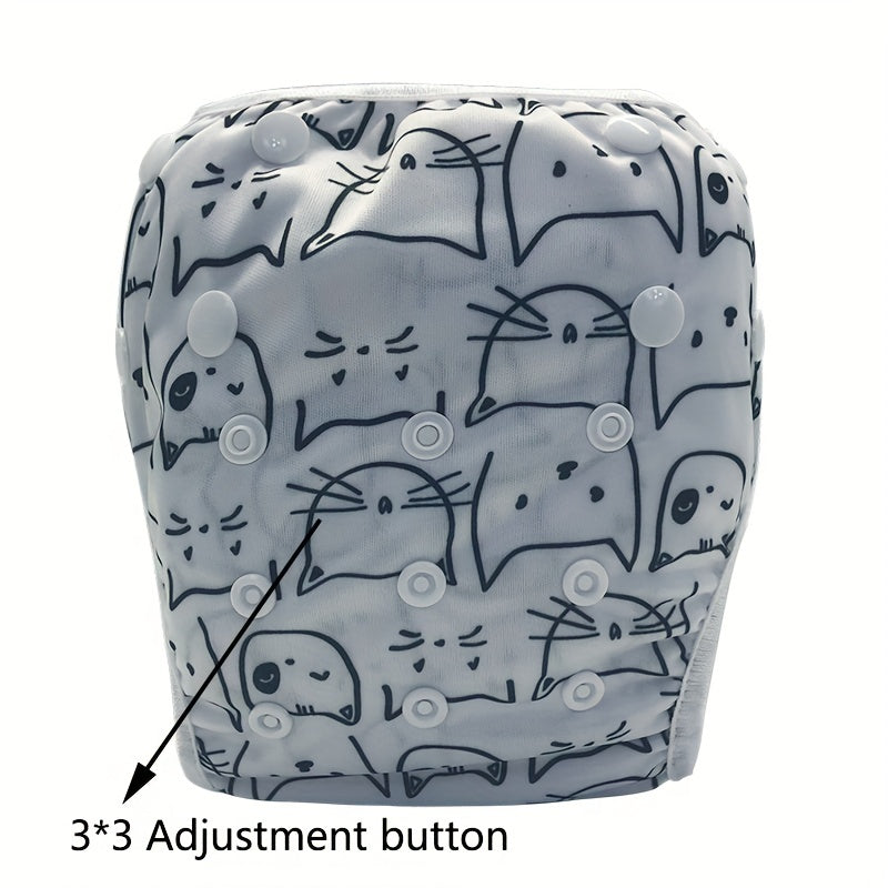 Adjustable Baby Swim Diaper for 0-3T Boys & Girls