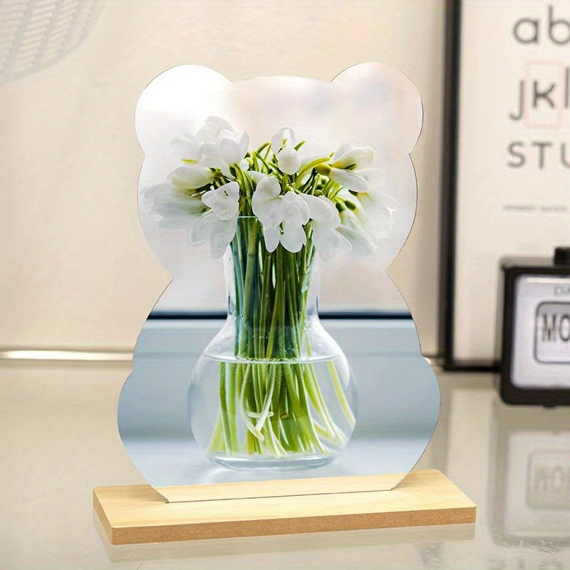 Cloud Shape Irregular Mirror Acrylic Vanity Mirror Frameless Wavy Mirrors