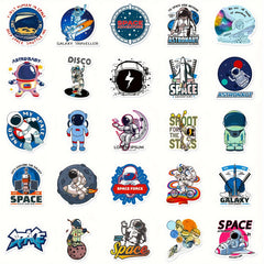 50pcs Astronaut Series Graffiti Stickers for Decoration