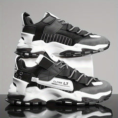 Men's Chunky Shoes Non Slip Lace Up Soft Sole Sneakers