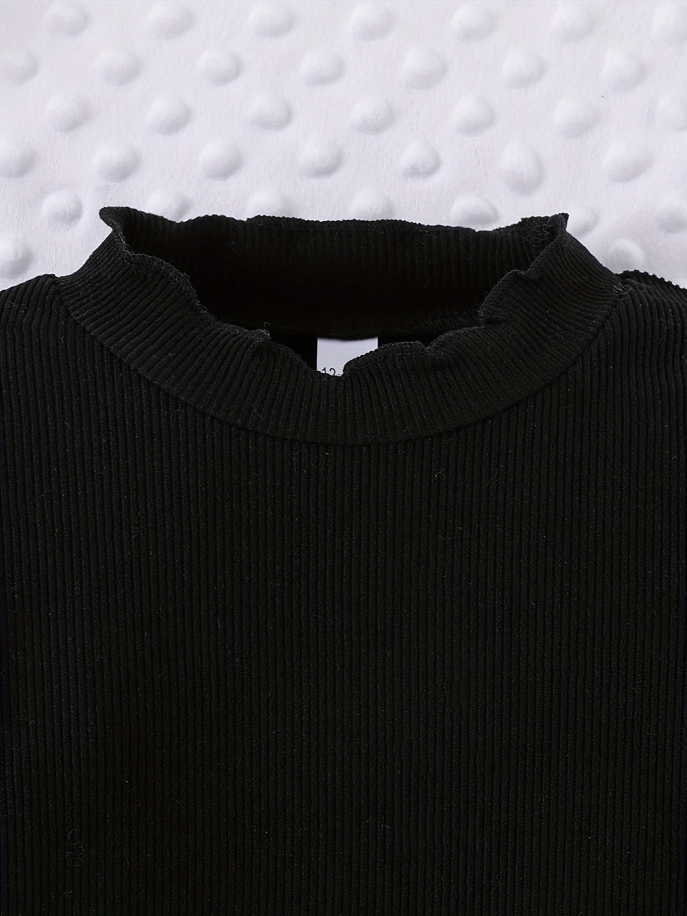3pcs Baby Girl's Ruffled Long Sleeve Tops Blouse