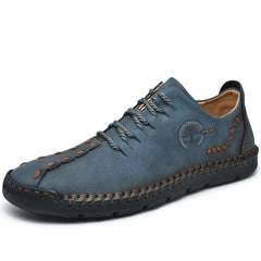 Men's Casual Slip-On Loafers PU Leather Shoes