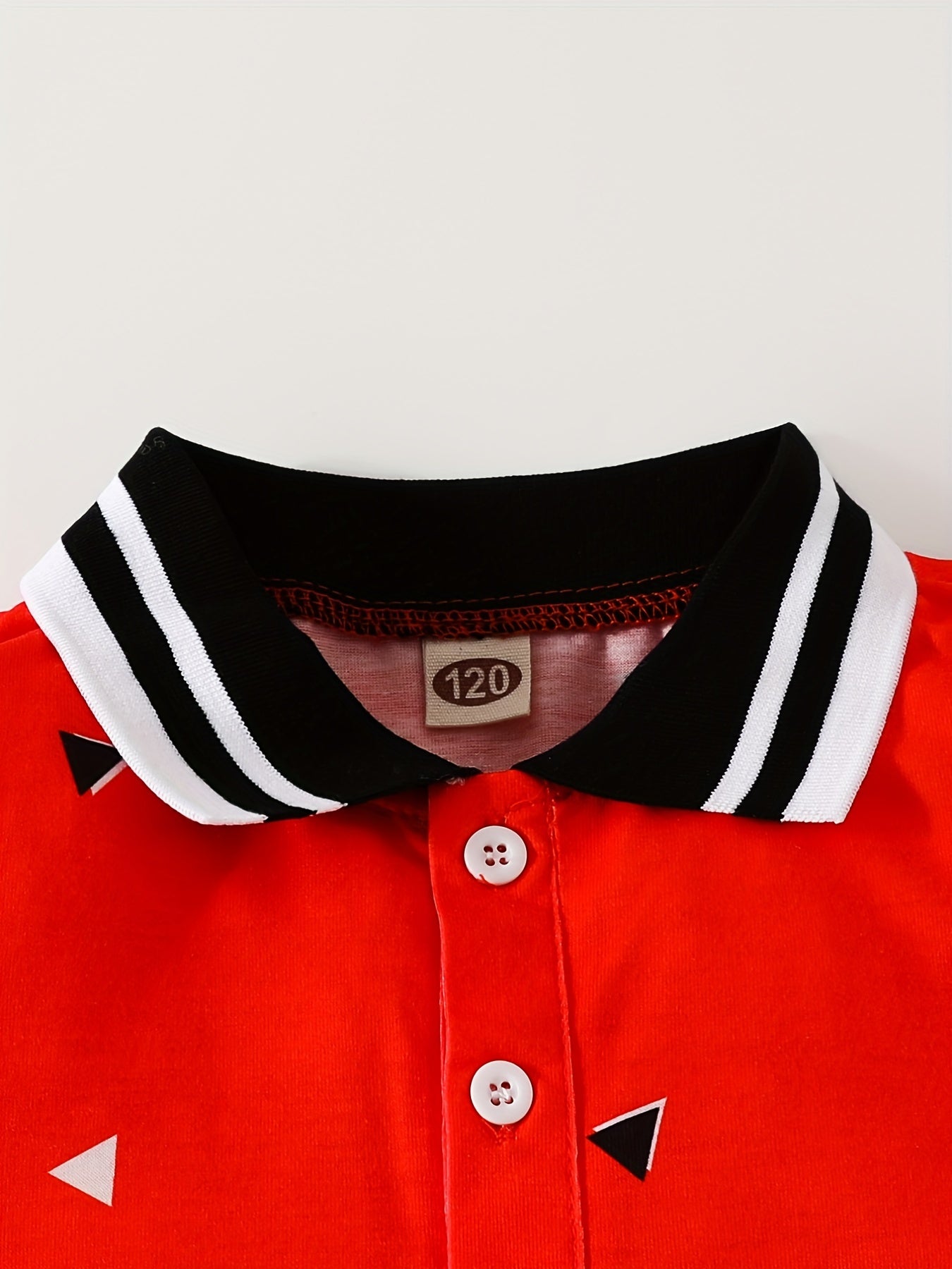 Stylish Triangle Pattern Boys Shirt for Summer Adventures
