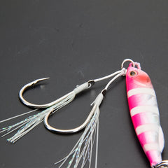 Fishing Jigging Assist Hooks Saltwater Luminous Jig Hooks High Carbon Steel
