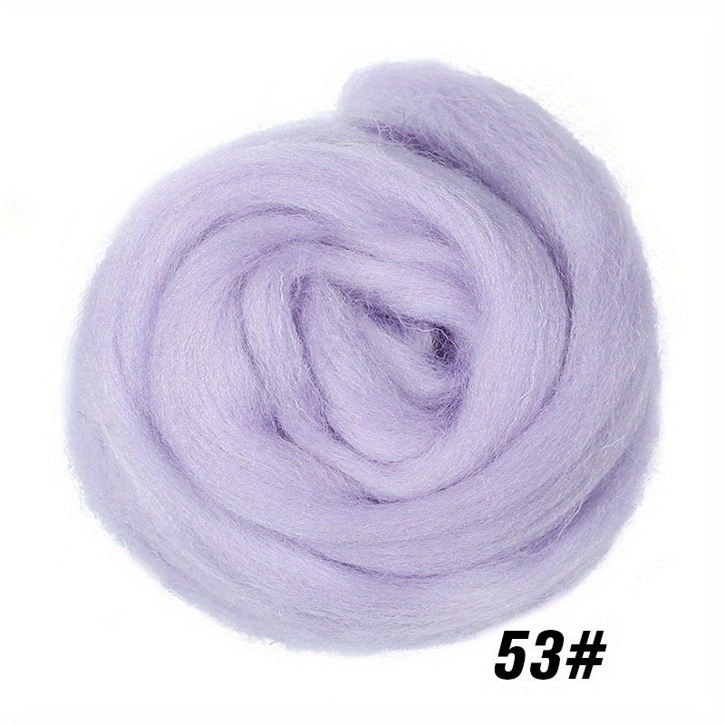 22lb Multicolor Felting Wool Fiber Soft Roving