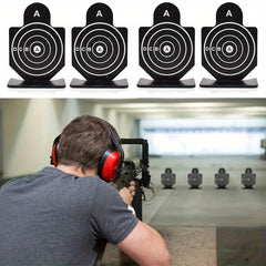 4pcs Aluminum Alloy Target for Outdoor Entertainment and Party