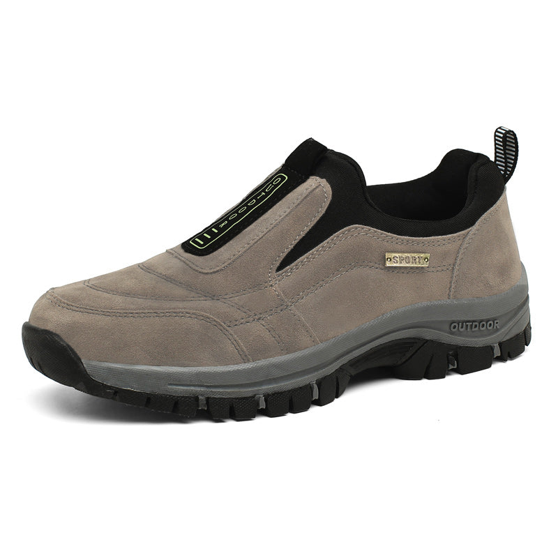Men's Lightweight Slip On Hiking Shoes Non Slip Outdoor