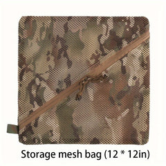 Camouflage Mesh Storage Bag 30 48X30 for Outdoor Camping Travel