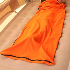 All Seasons Fleece Sleeping Bag For Outdoor Camping
