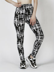 Plaid Print Skinny Leggings Casual Every Stretchy Leggings Women's Clothing