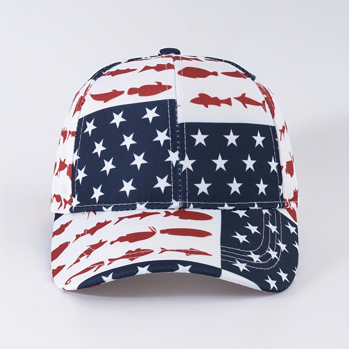 Skull Star Printed Baseball Cap Unisex Lightweight Hip Hop Dad Hat