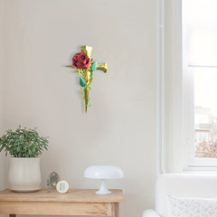 Rose Cross Resin Casting Molds for Home Wall Decor Craft
